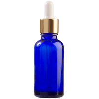 Essentially Natural Blue Glass Bottle with Pipette